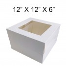 20 units of Cake Boxes 12" x 12" x 6" Inch Window Giant Cake Box