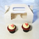 2 Cupcake Window Box with Handle($1.30/pc x 25 units)