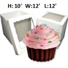 Giant Cupcake Window Box - 12" x 12" x 10" ($4.50/pc x 25 units)