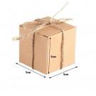 50 x $1.30 Kraft Box (5x5x5cm) with tag